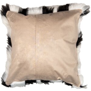 Clayre & Eef KT021.352 Housse de coussin blanc noir...