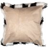 Clayre & Eef KT021.352 Housse de coussin blanc noir 45x45 cm Polyester