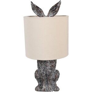 Clayre & Eef 6LMC0099VBE Lampe de table design lapin...