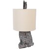 Clayre & Eef 6LMC0099VBE Lampe de table design lapin Ø20x43cm E27 60W Marron Beige