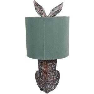 Clayre & Eef 6LMC0099VLGR Lampe de table design lapin...