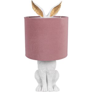 Clayre & Eef 6LMC0099WVP Lampe de table Lapin style...