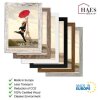 Haes Deco Cadre photo SP001136 Paris blanc marron 13x18 cm imitation bois verre acrylique