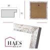 Haes Deco Cadre photo SP001306 Paris White Brown 30x30 cm imitation bois MDF