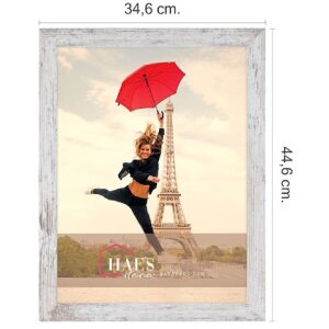 Haes Deco Cadre photo SP001316 Paris White Brown 30x40 cm portrait transversal