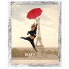 Haes Deco Cadre photo SP001406 Paris White/Brown 40x50 cm imitation bois verre acrylique