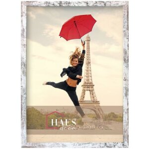 Haes Deco Cadre photo SP001506 Paris Blanc Marron 50x70...