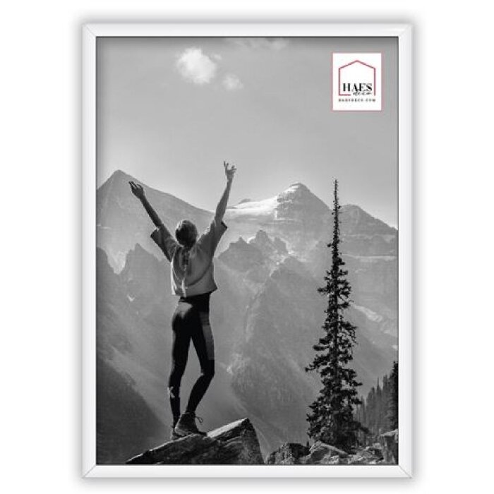 Haes Deco Easy Frame Cadre photo plastique blanc A4 21x29,7 cm