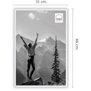 Haes Deco Cadre photo plastique EF6W Easy Frame blanc 30x45 cm