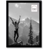 Haes Deco EF2B Easy Frame Cadre photo en plastique noir 13x18 cm