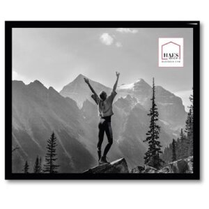 Haes Deco Cadre photo plastique EF12B Easy Frame noir 20x25 cm