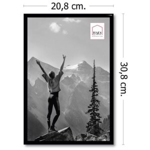 Haes Deco Cadre photo plastique EF4B Easy Frame noir 20x30 cm