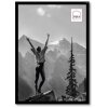 Haes Deco EF11B Easy Frame Cadre photo en plastique noir A4 21x29,7 cm