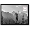 Haes Deco EF11B Easy Frame Cadre photo en plastique noir A4 21x29,7 cm