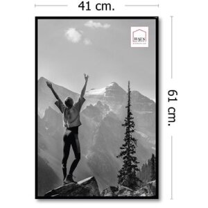 Haes Deco Cadre photo plastique EF9B noir 40x60 cm