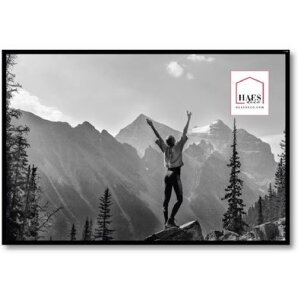 Haes Deco Cadre photo plastique EF9B noir 40x60 cm