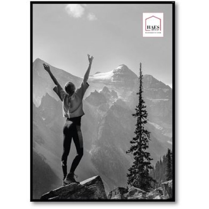 Haes Deco Cadre photo plastique EF8B Easy Frame noir 50x70 cm