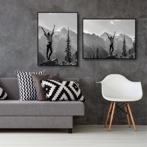 Haes Deco Cadre photo plastique EF19B Easy Frame noir 60x80 cm