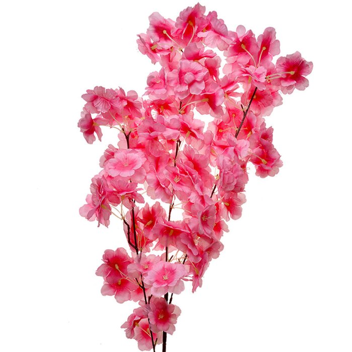 Clayre & Eef 5PL0108P Branche décorative avec fleurs rose Ø 8x95 cm plastique