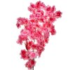 Clayre & Eef 5PL0108P Branche décorative avec fleurs rose Ø 8x95 cm plastique