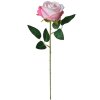 Clayre & Eef 6PL0317P Fleur artificielle Rose Rose Vert Ø 8x52 cm Plastique