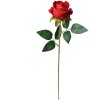 Clayre & Eef 6PL0317R Fleur artificielle Rose Rouge Vert Ø 8x52 cm Plastique