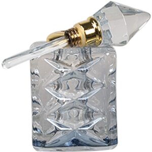 Clayre & Eef 6GL5020 Bouteille de parfum en verre Transparent 3x3x8 cm