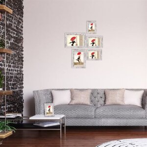 Haes Deco cadre photo Paris White Brown aspect bois...