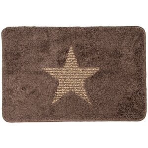 Clayre & Eef BM0009CH Tapis de bain Marron Motif...