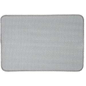 Clayre & Eef BM0009G Tapis de bain Gris Étoile...