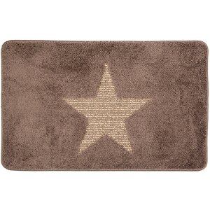 Clayre & Eef BM0010CH Tapis de bain Étoile...