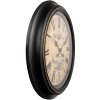 Clayre & Eef 6KL0826 Horloge murale Vintage Design Ø50 cm Noir Beige