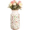 Clayre & Eef Vase 6CE1933L Motif floral fraises Ø 15x32 cm