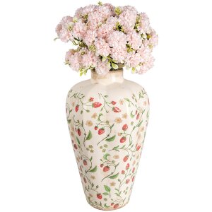 Clayre & Eef Vase 6CE1939L Design fraise Ø 24x40 cm