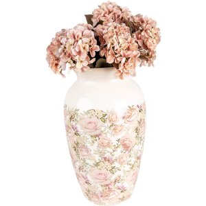 Clayre & Eef Vase 6CE1940L Motif floral Ø 21x37 cm