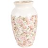 Clayre & Eef Vase 6CE1940L Motif floral Ø 21x37 cm