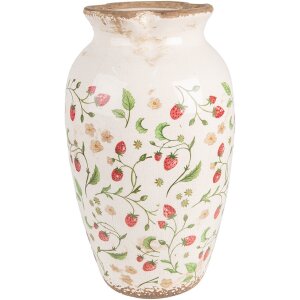 Clayre & Eef 6CE1942L Vase design fraise Ø...