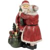 Clayre & Eef 6PR2780GG Décoration de Noël Santa & Mrs Claus 10x10x16 cm