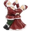 Clayre & Eef 6PR3912GG Père Noël dansant et femme 12x8x15 cm