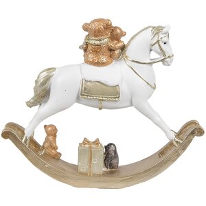 Clayre & Eef 6PR4921GG Décoration Cheval à bascule 18x4x15 cm