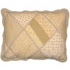 Clayre & Eef Q198.060 Couvre-lit 180x250cm avec taie doreiller Patchwork Beige