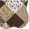 Clayre & Eef Q205.061 Couvre-lit Patchwork 230x250 cm 2 taies doreiller 50x70 cm