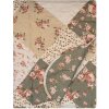 Clayre & Eef Q206.061 Couvre-lit 230x250 cm 2 taies doreiller 50x70 cm Floral