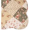 Clayre & Eef Q206.061 Couvre-lit 230x250 cm 2 taies doreiller 50x70 cm Floral