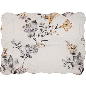 Clayre & Eef Q207.060 Couvre-lit 180x250 cm avec taie doreiller 50x70 cm Floral