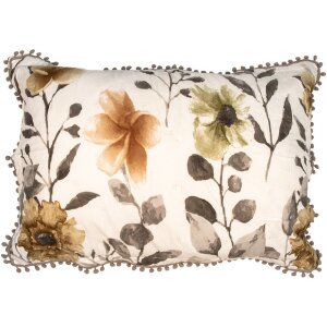 Clayre & Eef Q210.061 Couvre-lit 220x240 cm 2 taies doreiller 50x70 cm Floral