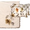 Clayre & Eef Q210.061 Couvre-lit 220x240 cm 2 taies doreiller 50x70 cm Floral