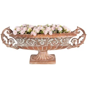 Clayre & Eef 5MG0049 Décoration Pot de fleurs look antique 81x19x36 cm