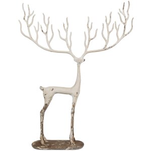 Clayre & Eef 5Y1279 Décoration Cerfs Set en 3 tailles (51/23/16 cm)