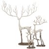 Clayre & Eef 5Y1279 Décoration Cerfs Set en 3 tailles (51/23/16 cm)